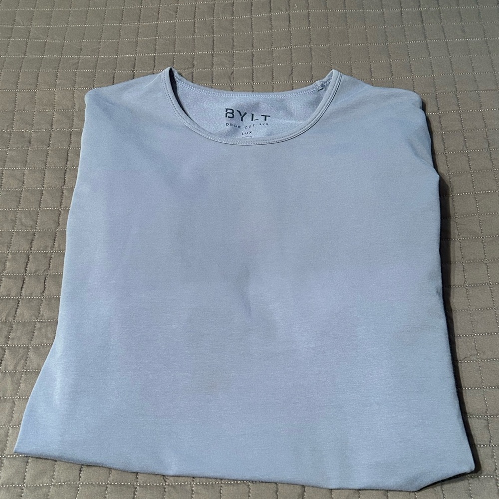BYLT Basics Light Blue Short Sleeve Tee